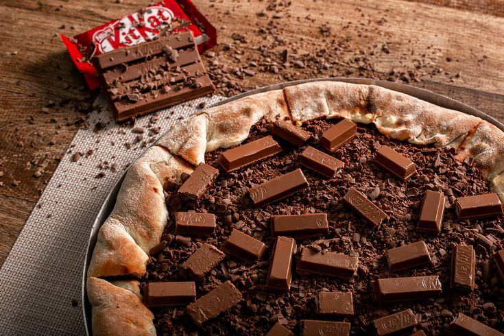 Pizza Doce Kit Kat (Média)