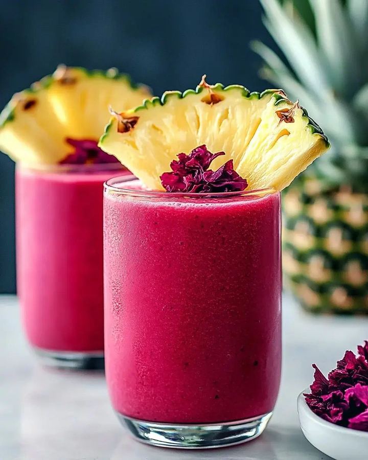 Suco Pré-treino (Beterraba, melancia e abacaxi).